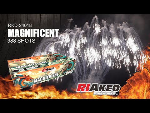 MAGNIFICENT ► DISPLAY FIREWORKS 388 Shots ►  RKD-24018 | RIAKEO FIREWORKS (BATCH 2024)