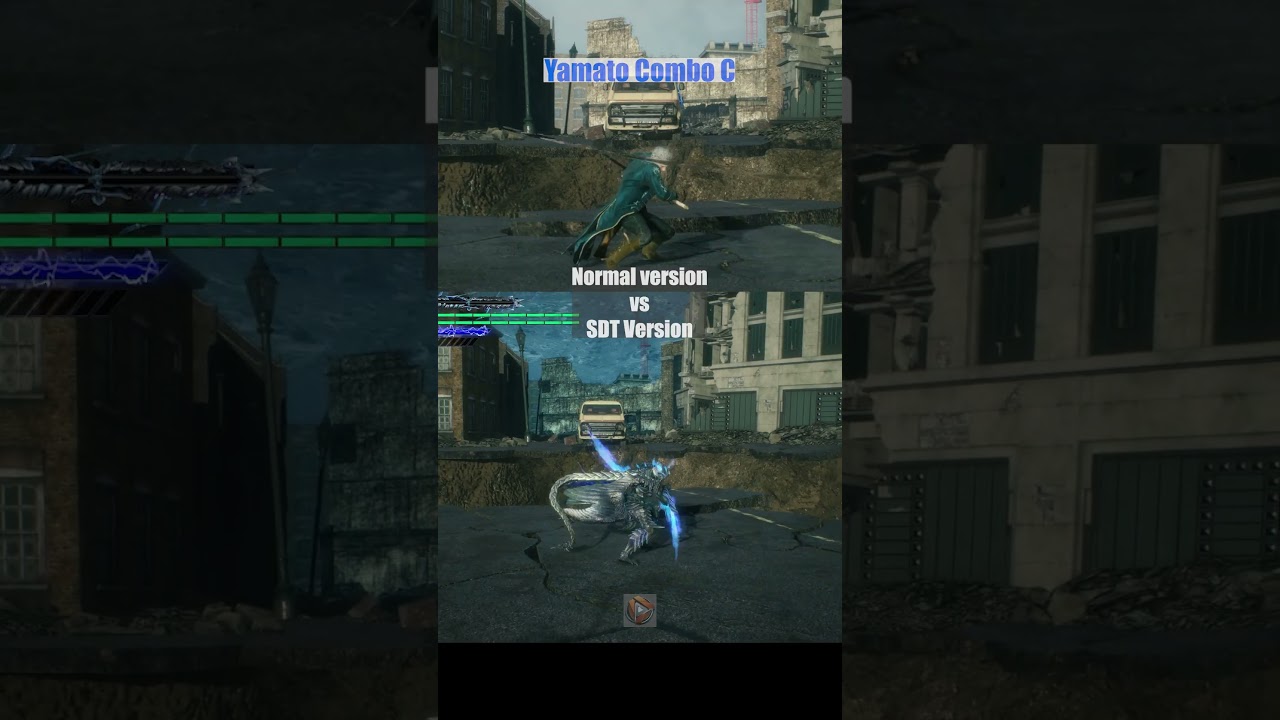 Yamato Combo C - Normal vs SDT - Vergil - Dmc5