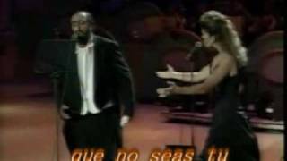 Celine Dion &amp; Pavarotti - I Hate You Then I Love You (traducida)