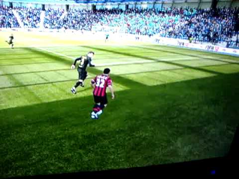 FIFA 12 Demo - Manchester City 3 x 1 Barcelona - Golaço de Tevez