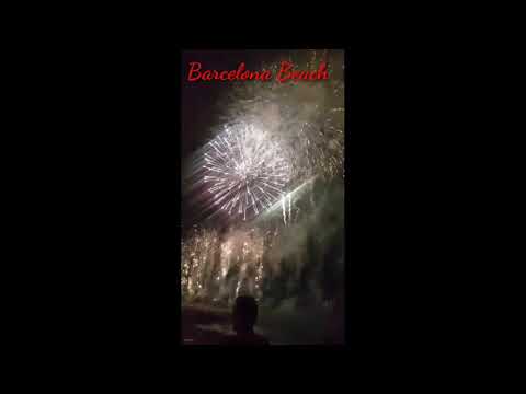 Barcelona beach Barceloneta La Mercé . Fiesta en la playa Petardos. punjabi Song 2019 latest