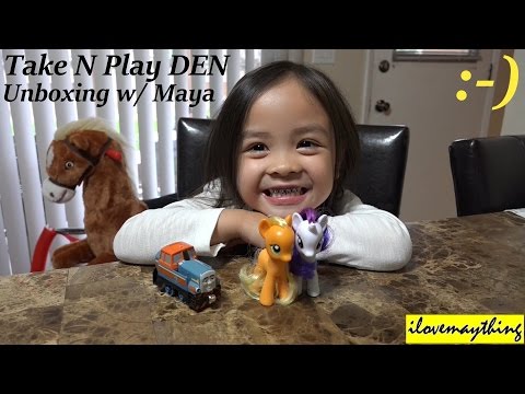Thomas & Friends Take N Play: Unboxing the All New Talking DEN with Maya :-)