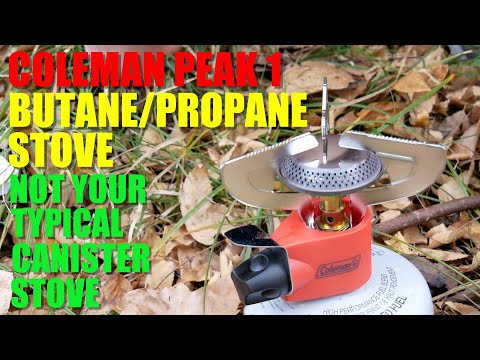Coleman Peak 1 Butane/Propane Stove - Not Your Typical Canister Stove