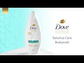 Dove Sensitive Care Bodywash With Ceramide Nutrient Cream Hypoallergenic Strengthens Skin Barrier