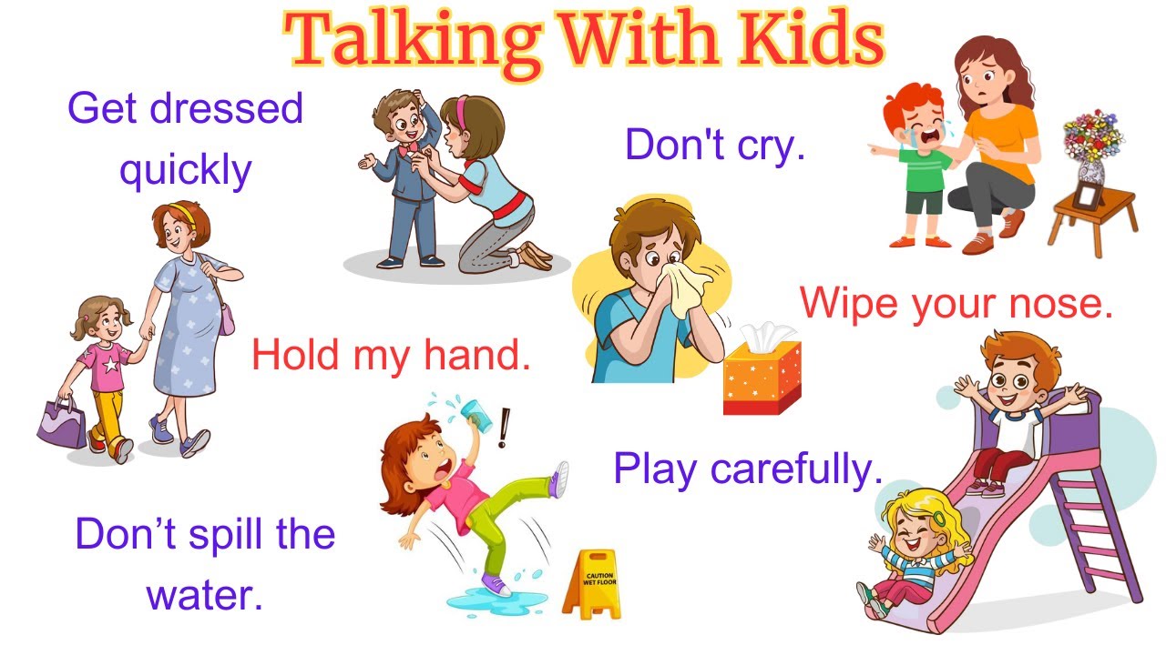 Talking With Kids | Easy English Speaking Practice| Speak English With Short Sentence |Learn English