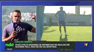 Avaí enfrenta Volta Redonda pela semifinal da Copa Sul-Sudeste
