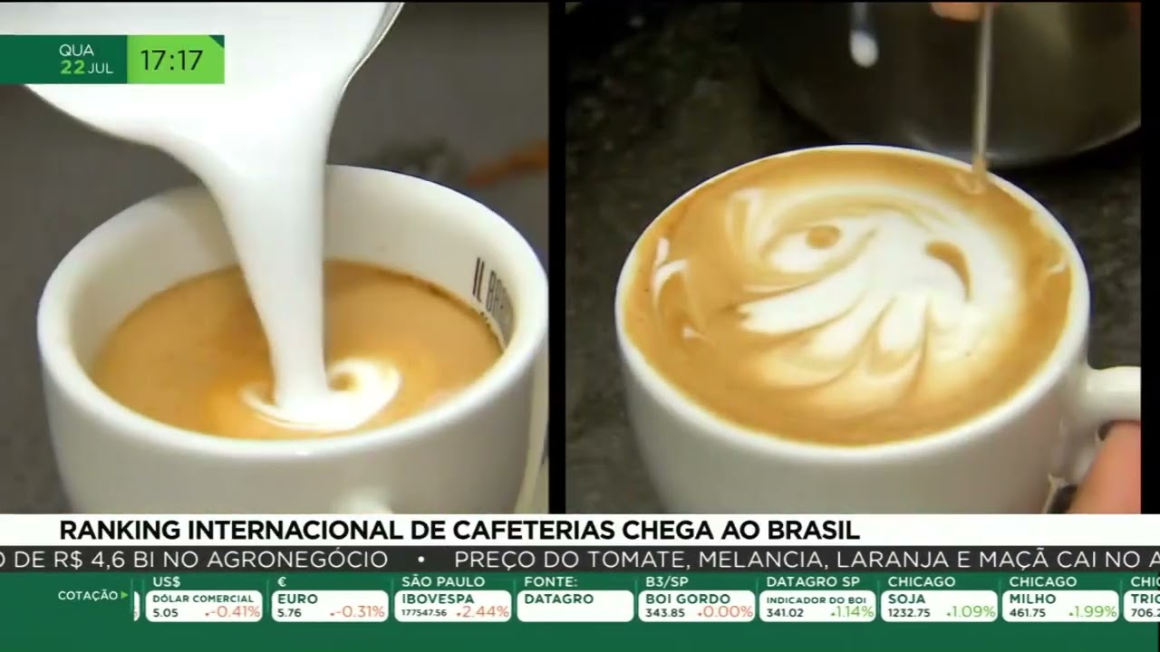 Ranking internacional de cafeterias chega ao Brasil