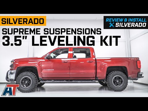 2007-2018 Silverado Supreme Suspensions 3.5" Pro Billet Leveling Kit Review & Install
