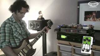 Video thumbnail for Dweezil Zappa Demonstrates the Pigtronix Fat Drive Overdrive Pedal by GoDpsMusic Live