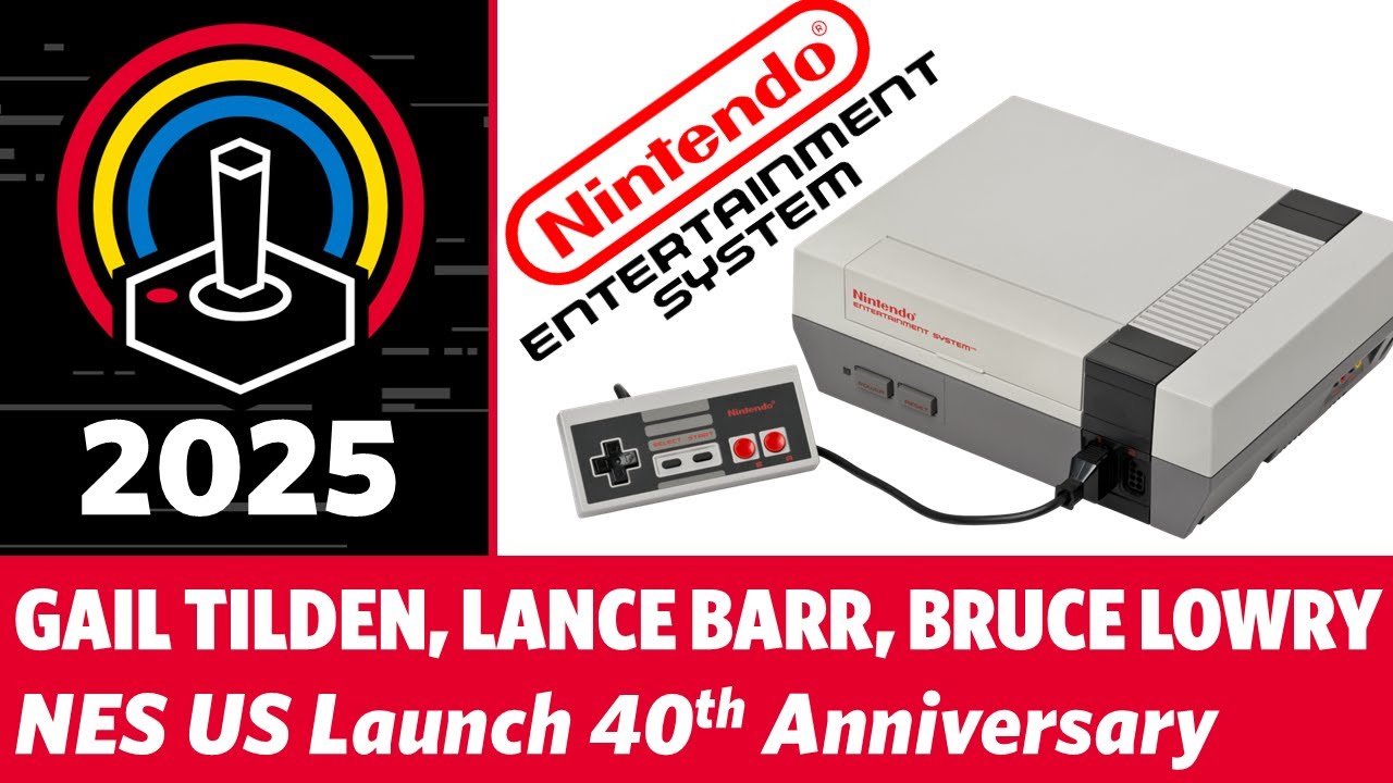 We Launched the NES 40 Years Ago Today - Gail Tilden, Lance Barr, Bruce Lowry - PRGE 2025 Portland - YouTube