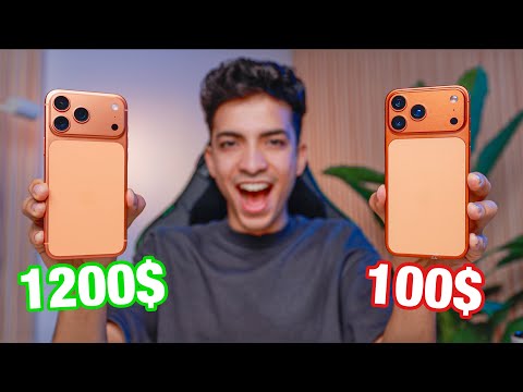 وأخيييرآ ايفون 17 برو ماكس هاي كوبي ب 100$ بس😂🔥 ايه الجنان ده!!😱😂