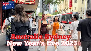 Sydney Australia 4K HDR Walk New Years Eve 2023 at