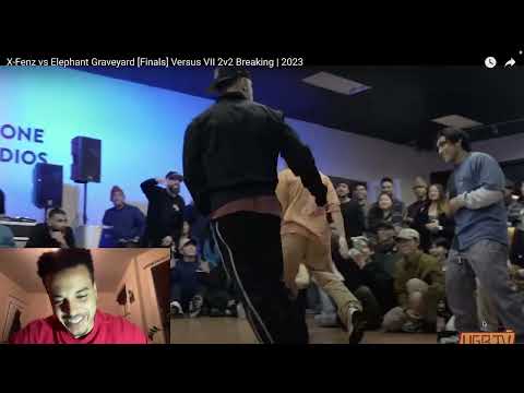X-Fenz vs Elephant Graveyard REACTION Final Versus VII 2v2 Breaking | Zenny Reacts