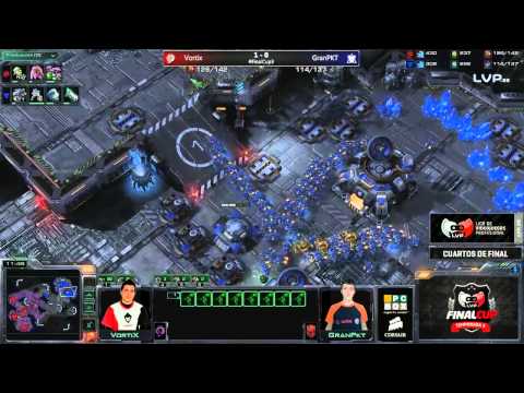 Cuartos de final StarCraft II: VortiX vs GranPKT (ZvT) - Final Cup 3