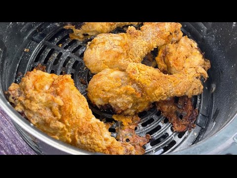 CRISPY AIR FRYER FRIED CHICKEN || AIR FRYER RECIPES