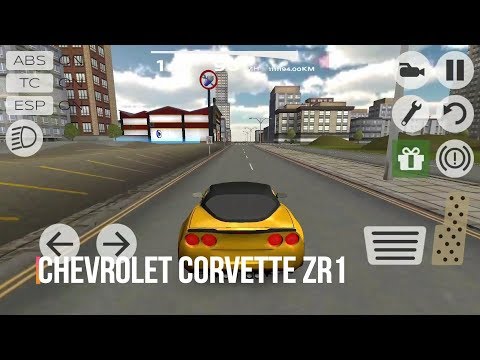 Extreme Car Driving Simulator | Test Drive CHEVROLET CORVETTE ZR1 | Android Gameplay