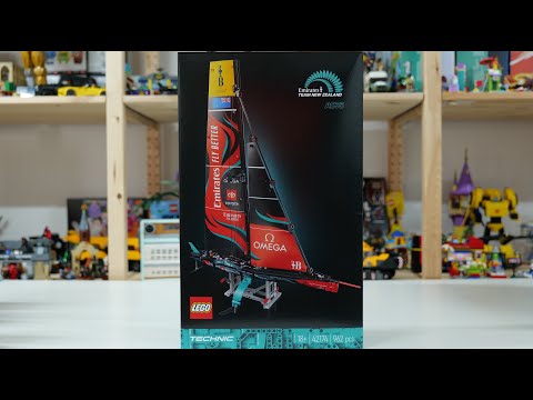 LEGO Technic Emirates Team New Zealand AC75 Yacht Video Preview