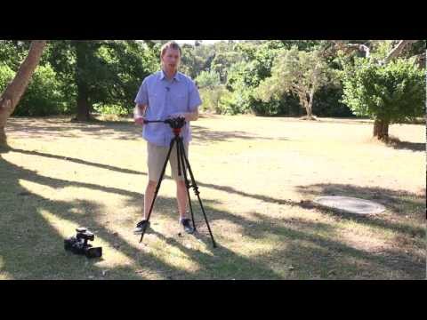 Video - Tripodas Manfrotto Statyw MDEVE DV 055 Aliuminis video