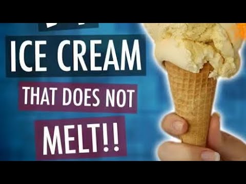 Scientists Invent Ice Cream That Doesn't Melt #icecream 