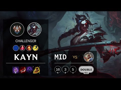 Kayn Mid vs Corki - EUW Challenger Patch 10.10
