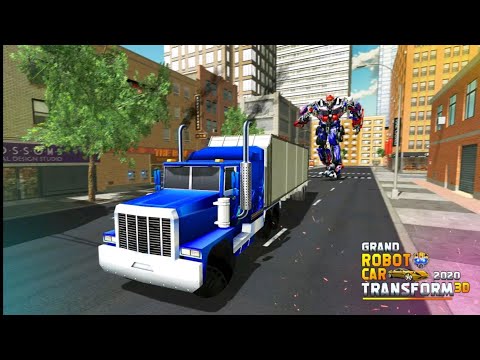 Optimus Prime transform game *** Grand Robot Car Transform 3D Game *** android gameplay
