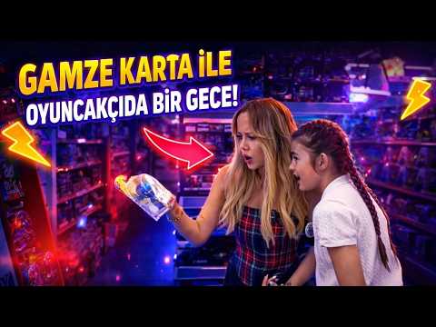 A NIGHT AT THE TOY STORE WITH GAMZE KARTA! (OUR DREAM CAME TRUE) 🧸✨