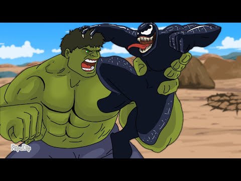 HULK vs Venom (Spiderman 3) Part 2 /Flipaclip animation