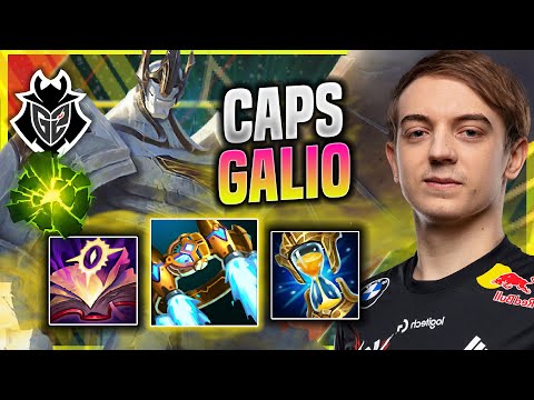 CAPS IS INSANE WIT GALIO MID! - G2 Caps Plays Galio MID vs Jarvan IV! | Patch 11.18