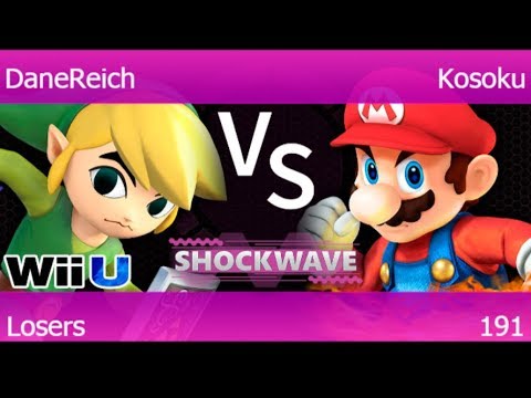 SW 191 - DaneReich (Toon Link) vs GGEA | Kosoku (Mario) Losers - Smash 4