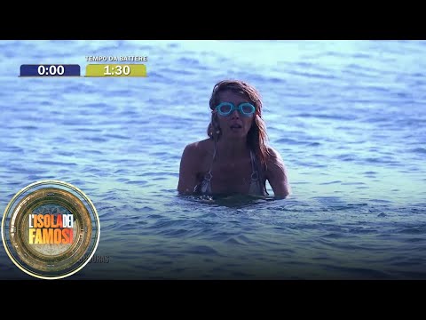 L'Isola dei Famosi - La prova in apnea di Loredana Cannata