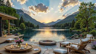 Download lagu Relaxing Piano Music for Studying 🌿 Summer Morning at a Lakeside Porch mp3