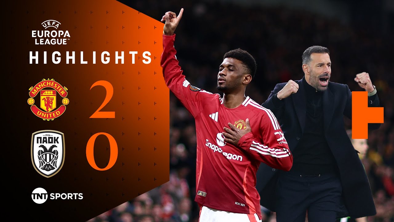 Amad Diallo Nets Fantastic Brace! 🔴 | Man United 2-0 PAOK | UEFA Europa League Highlights