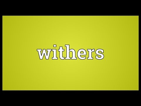 Withers Meaning