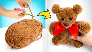 Wie man einen kleinen Teddybär macht (ohne Nähen)