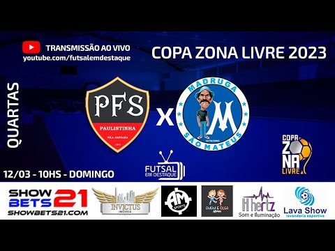 PAULISTINHA X MADRUGA - COPA ZONA LIVRE #futsalemdestaque #futsalskills