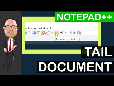 Notepad++ - Tail Documents