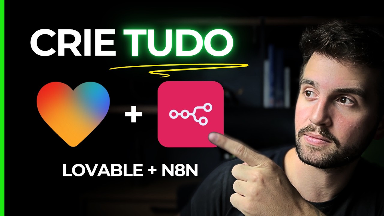 Crie APLICATIVOS com AGENTES DE IA usando LOVABLE + N8N (Muito Fácil!)