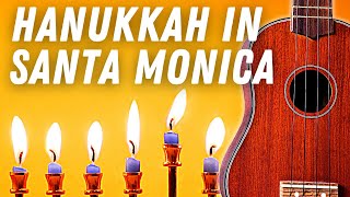Learn Jazzy Chords on Ukulele!  &quot;Hanukkah in Santa Monica&quot;  Play along + Lesson 🎶