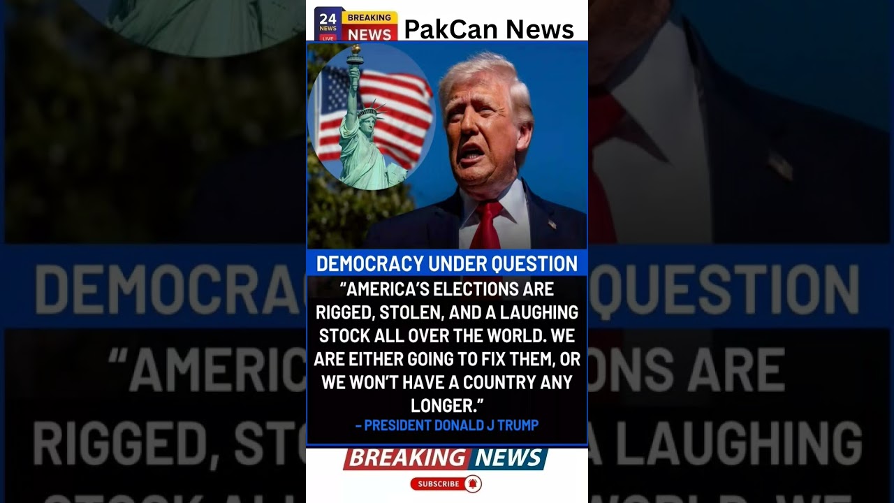 Donald Trump Sparks Fresh Debate on US Election Integrity | PakCan News