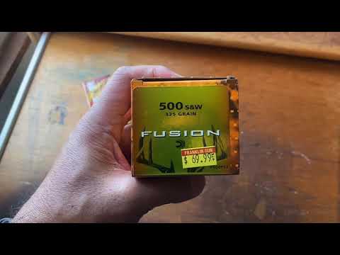 500 S\u0026W Magnum Ammo Prices Then (2019) \u0026 Now (2021) - 325 Grain Federal Fusion