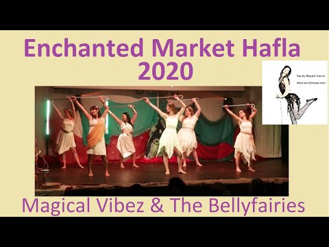Ena ki ena stick performance at the Enchanted Market Hafla 2020 - Sandy Maya's Dance
