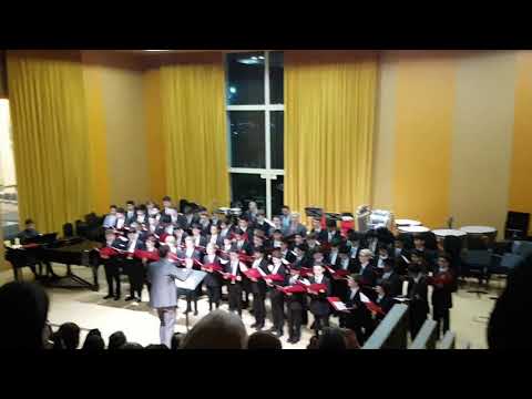 One of performances of an amazing concert by young boys of Watford Boys in 2019