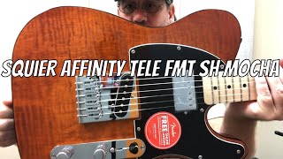 Video thumbnail for Squier Affinity Tele FMT SH Mocha Demo by Ben Coombs