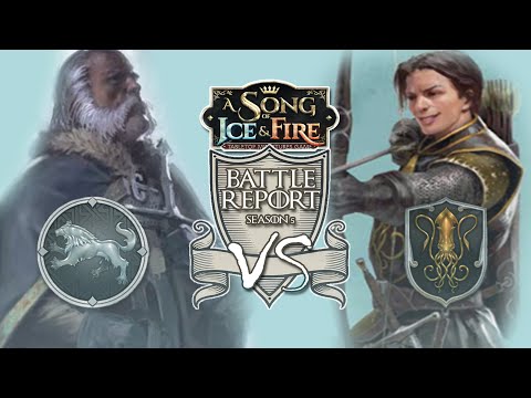 ASOIAF Table Top Miniatures Game Battle Report #2 Stark vs Greyjoy