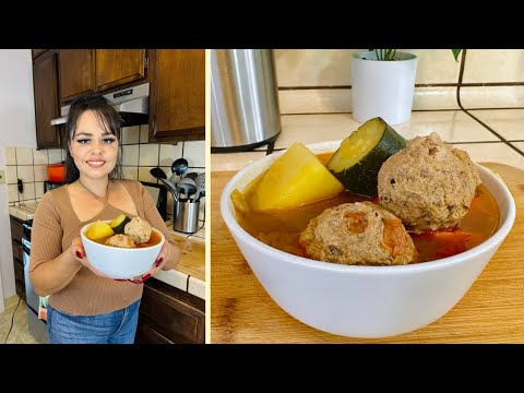 ALBONDIGAS DE RES CON VERDURAS!!