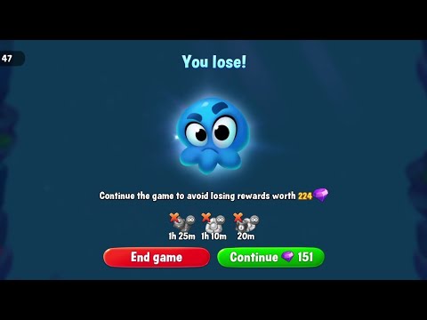 @Fishdom Diving for Prizes, Almost Got 1hour FREE Power Ups. It's Not My Lucky Day. 😭