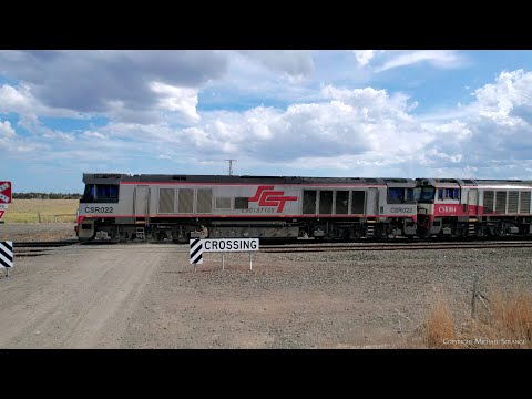 SCT 5PM9 Mixed Freight Train With Four CSR Class Diesel Locomotives (6/11/2023) - PoathTV Railways
