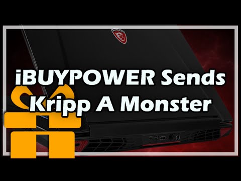 iBUYPOWER Sends Kripp A Monster: MSI GT72 2QE Dominator Pro