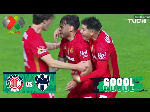 GREAT GOAL! Canelo Ángulo fires a shot | Toluca 1-1 Monterrey | Liga MX - Matchday 10 Apertura 2025