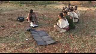 Backpack Solar-Powered DVD player - SafeHands for Mothers